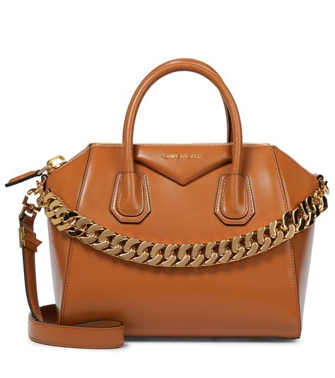 givenchy small chain antigona|Givenchy small antigona in cognac.